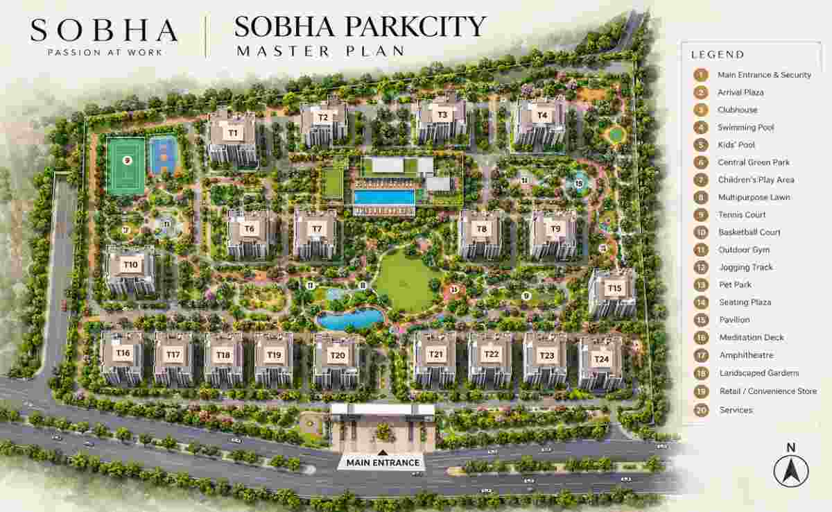 Sobha Parkcity master plan